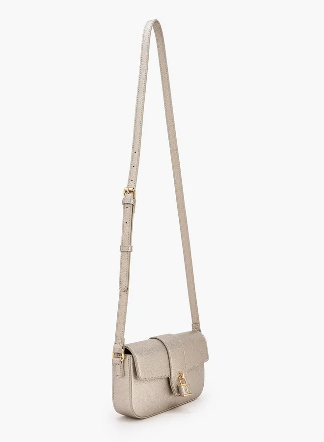 Le Confort Textured Crossbody Bag With Adjustable Strap